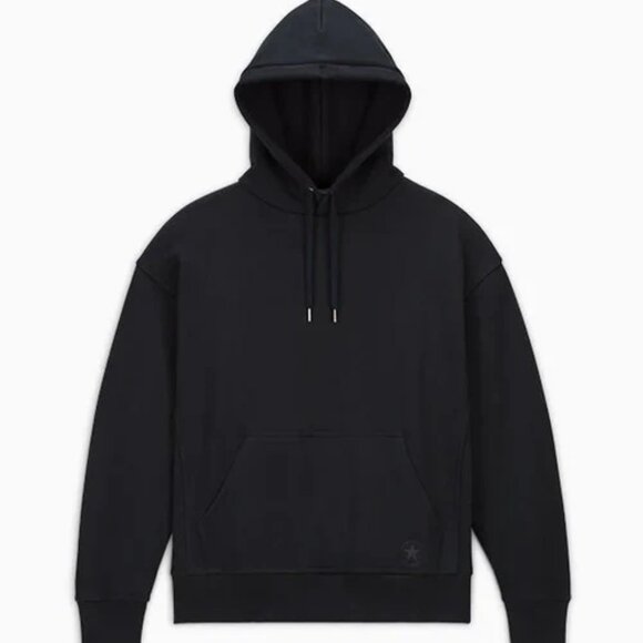 Converse Gold Standard Loose-Fit Pullover Hoodie BLACK SIZE 2XL XXL NEW MENS - Picture 10 of 12